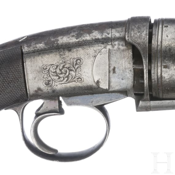 A Harvey percussion revolver, Second Model
