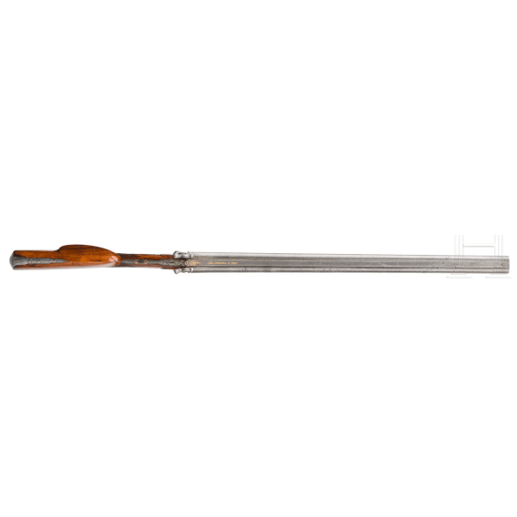 A side-by-side pinfire-shotgun by Springer, Vienna, ca. 1885