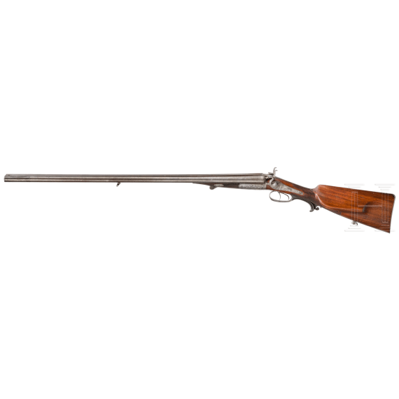 A side-by-side shotgun by Klein in Bamberg, ca. 1900