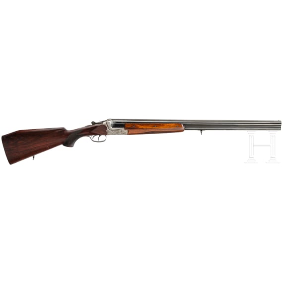 An over and under shotgun by Hubertus, Suhl