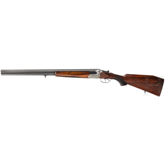 An over and under shotgun by Hubertus, Suhl