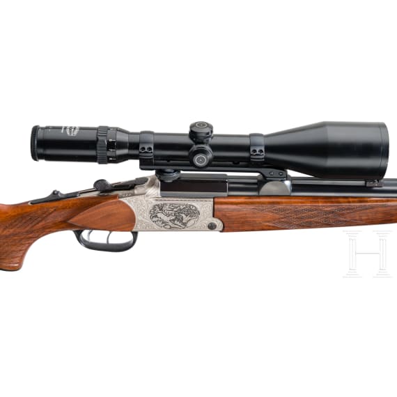 A Combination Rifle by Blaser, with scope