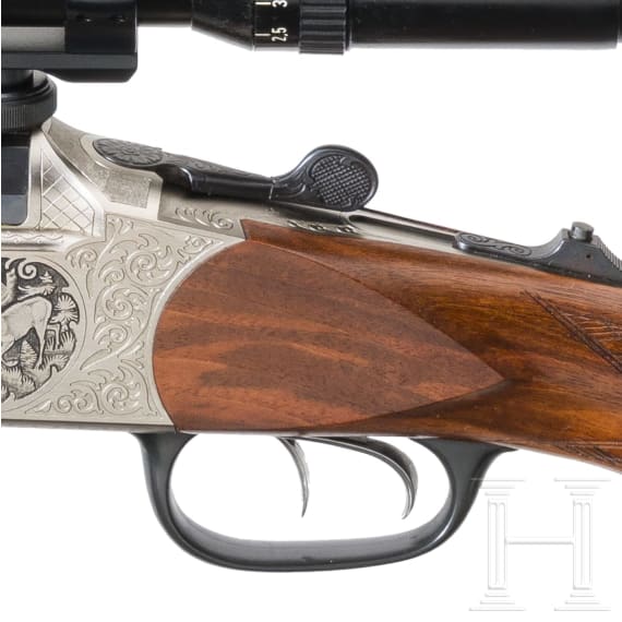 A Combination Rifle by Blaser, with scope