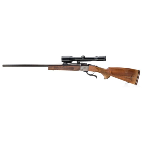 A Ruger No. 1, with Zeiss scope