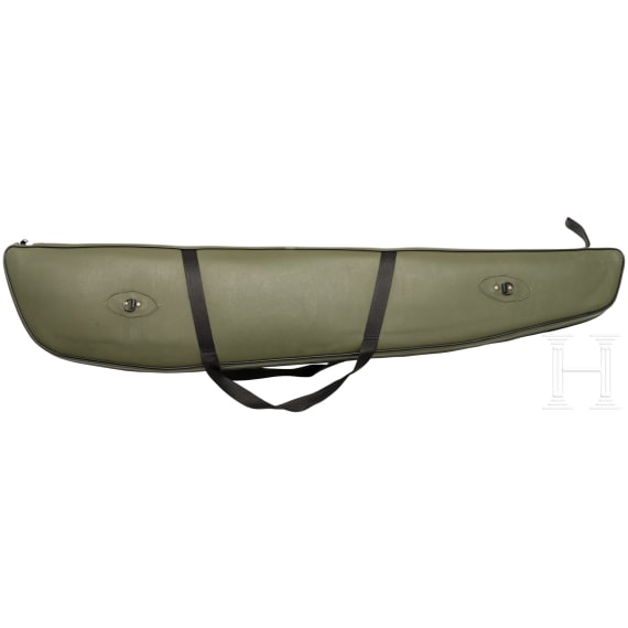 A Weatherby Mark V, with Zeiss scope