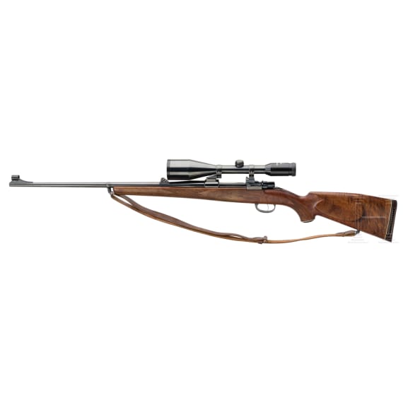 A Zastava repeating rifle with Swarovski scope