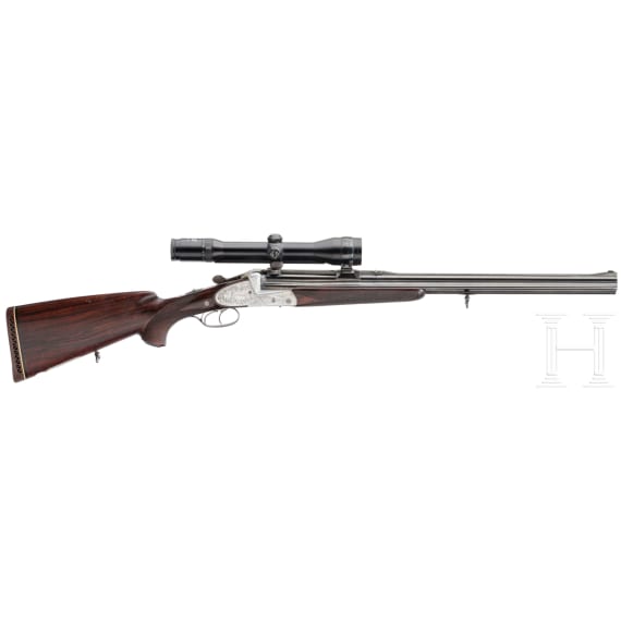 A combination gun by Winkler in Ferlach, with Zeiss scope