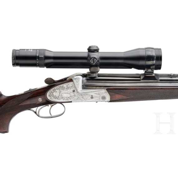 A combination gun by Winkler in Ferlach, with Zeiss scope