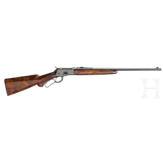 A Browning Mod. 53 lever-action rifle