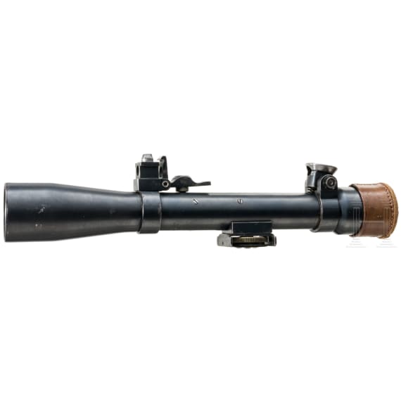A WW1 Goerz 4x Sniper Scope, in case