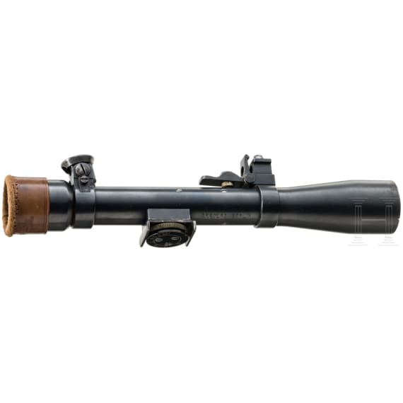 A WW1 Goerz 4x Sniper Scope, in case