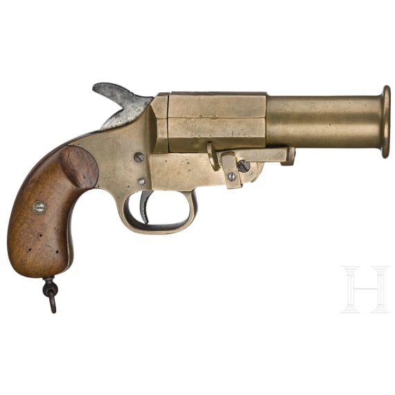 A Stantien & Becker single-barrel flare gun, ca. 1915