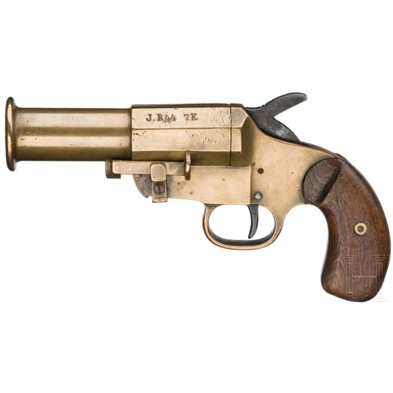 A Stantien & Becker single-barrel flare gun, Weber system