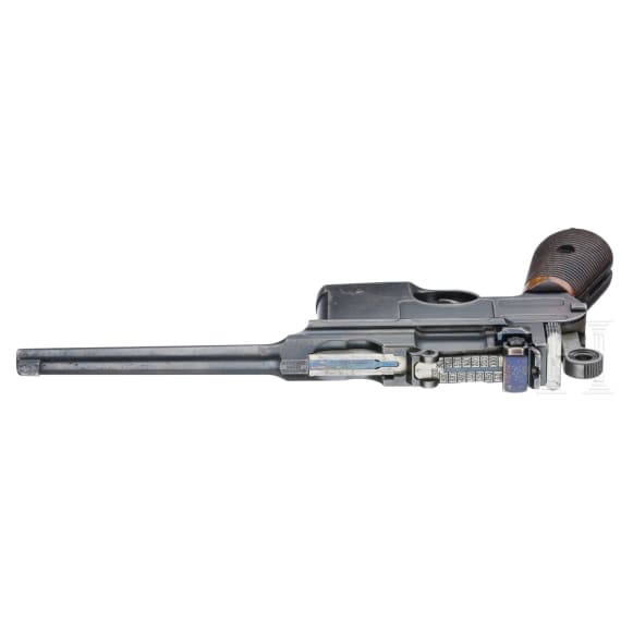A Mauser C 96 " Large Ring Hammer", with matching shoulder stock