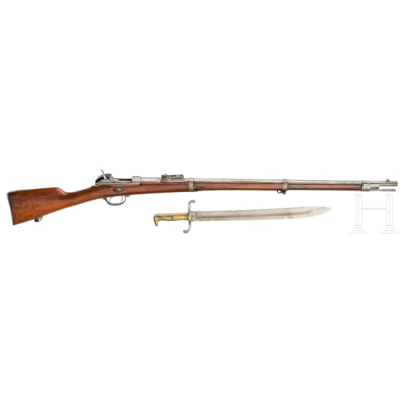 A Werder rifle M 1869 n.M. by OEWG, 1876