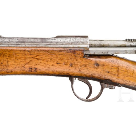 A Bolt Action Rifle by Schulhof in Suhl, 1884, probably Prussian Army Trials