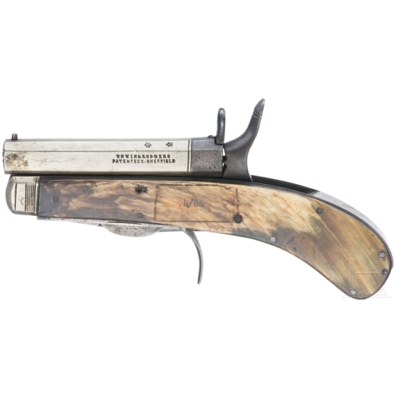 A knife-pistol Unwin & Rodgers, Sheffield, circa 1870