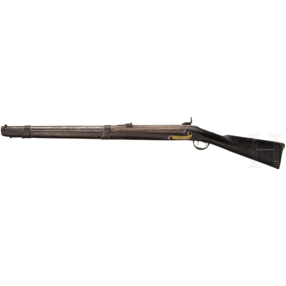 A heavy percussion rifle for the German navy(?), Suhl, 1855