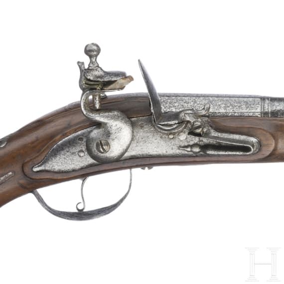 A military flintlock pistol, circa 1700