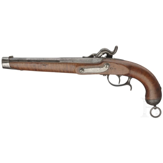 A Hamburg cavalry percussion pistol M 1861, Suhl