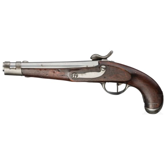 A Bavarian cavalry percussion pistol M 1816/43 U-M