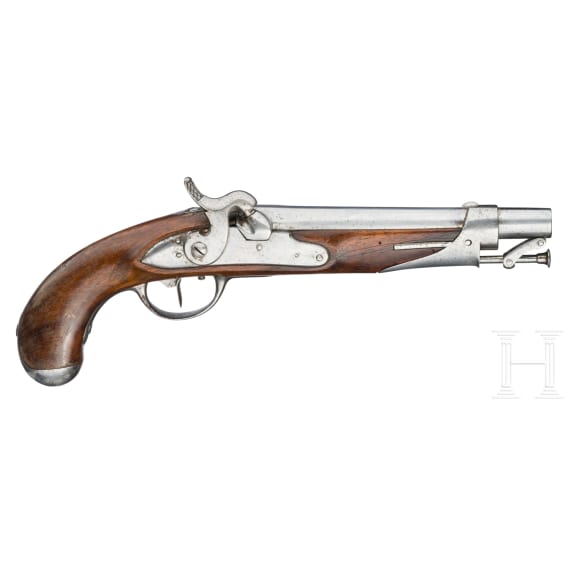 An M 1843 U-M Pioneer percussion pistol