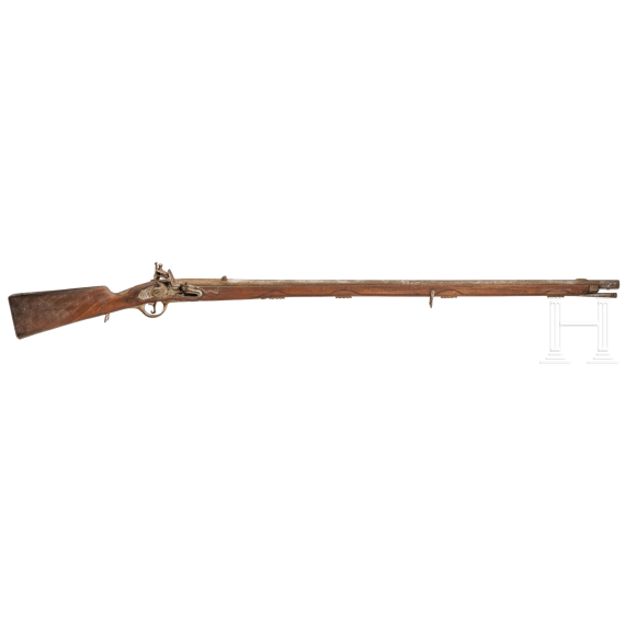 A flintlock rifle, replica similar to Prussian infantry rifle M 1716, ca. 1970
