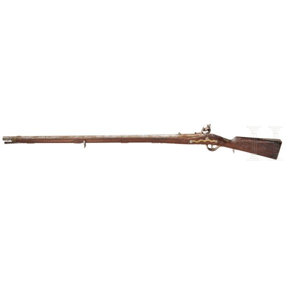 A flintlock rifle, replica similar to Prussian infantry rifle M 1716, ca. 1970