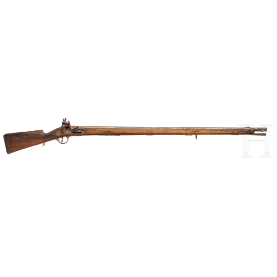 A flintlock rifle, replica similar to Prussian infantry rifle M 1723, ca. 1970