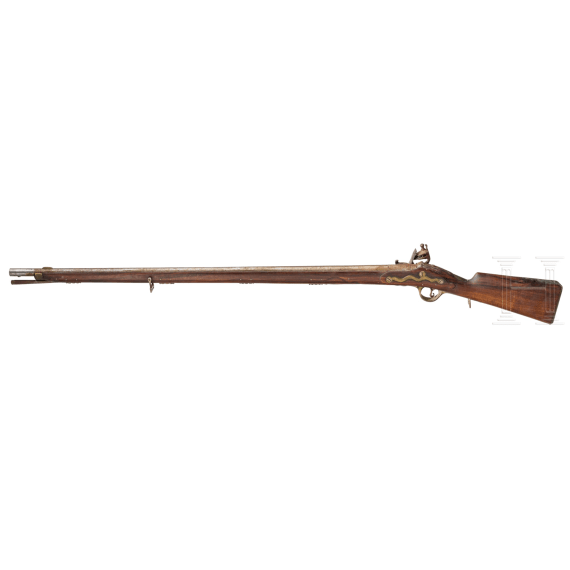 A flintlock rifle, replica similar to Prussian infantry rifle M 1723, ca. 1970