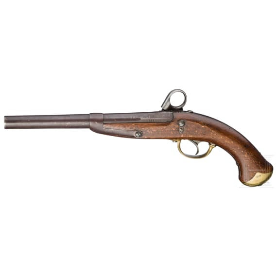 An M 1848 Dragoon Percussion Pistol
