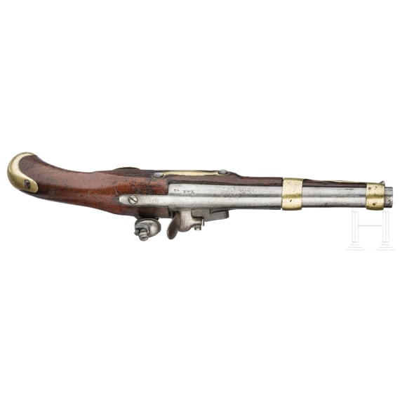 An M 1763/66 flintlock pistol, St. &Eacute;tienne