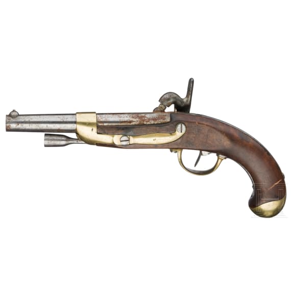 An M 1822 T bis cavalry percussion pistol, St. &Eacute;tienne