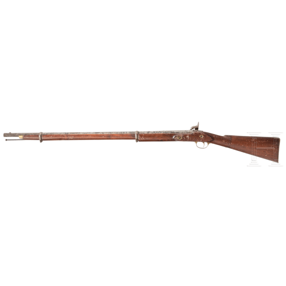 A converted percussion rifle, similar to Pattern 1858 No. 2