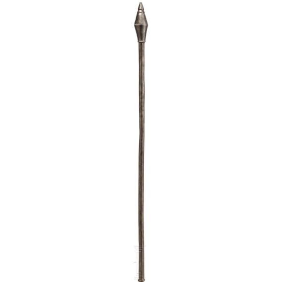 Eiserner Streitkolben, indopersisch, um 1800
