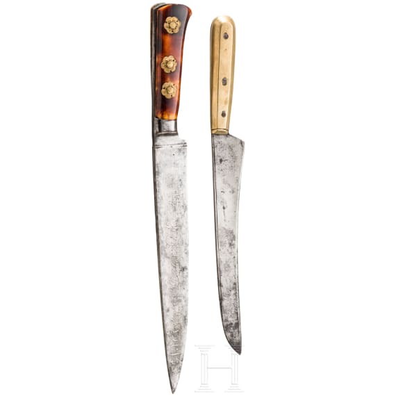Kard und Messer, persisch, um 1900