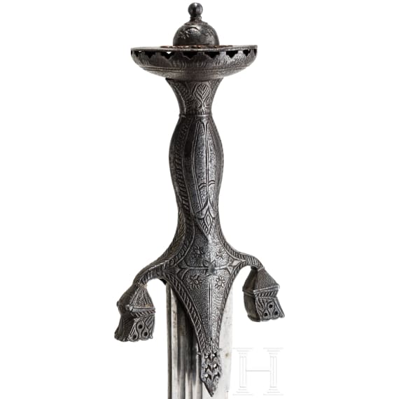 Pouluar mit ziseliertem Gef&auml;&szlig;, Afghanistan, um 1800