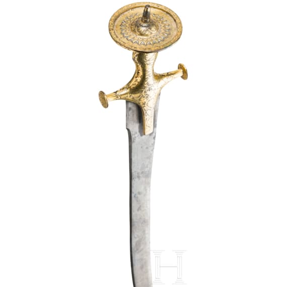 Tulwar mit vergoldetem Gef&auml;&szlig;, Indien, um 1800