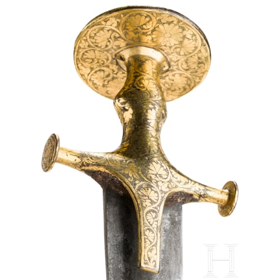 Tulwar mit vergoldetem Gef&auml;&szlig;, Indien, um 1800