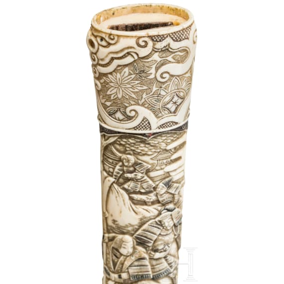Elfenbeinmontierter Tanto, Ende Edo-Period