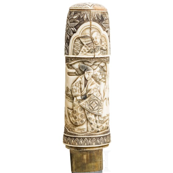 Elfenbeinmontierter Tanto, Ende Edo-Period