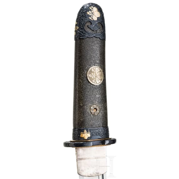 Wakizashi mit Shakudo-Montierung, 2. H&auml;lfte Edo-Periode