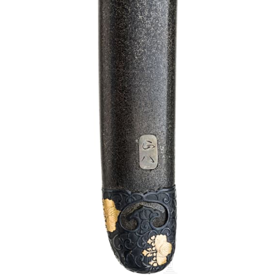 Wakizashi mit Shakudo-Montierung, 2. H&auml;lfte Edo-Periode
