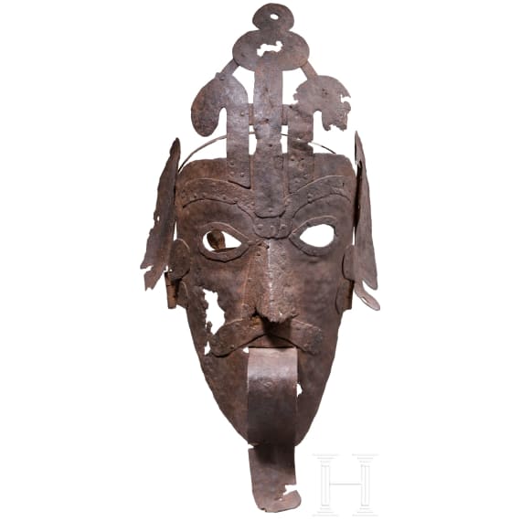 Eiserne Schandmaske, im Stil des 17/18. Jhdts., deutsch, 19. Jhdt.