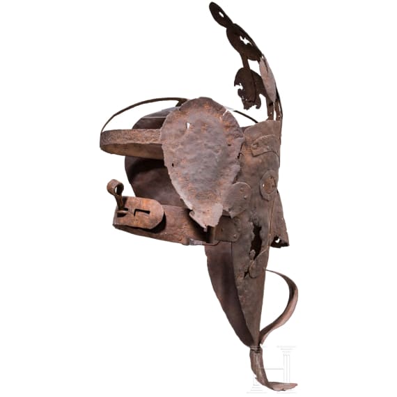 Eiserne Schandmaske, im Stil des 17/18. Jhdts., deutsch, 19. Jhdt.