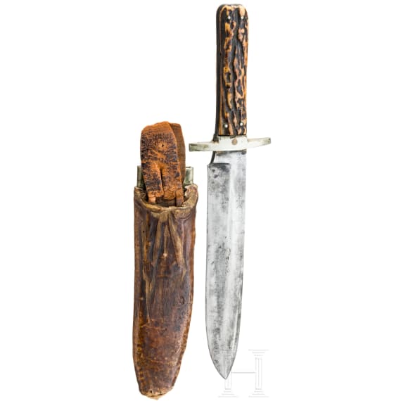 Zwei Bowie Messer, Sheffield (GB), um 1860