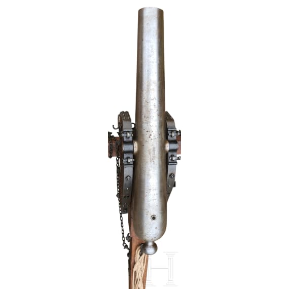 Nachbau einer amerikanischen B&uuml;rgerkriegs-Kanone nach Rodman von 1863, im Ma&szlig;stab 1:2,5, zweite H&auml;lfte 20. Jhdt.