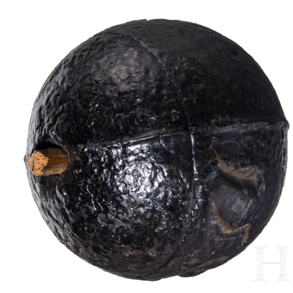 Granat-Schlackekugel f&uuml;r Kanonen, Braunschweig, 1575