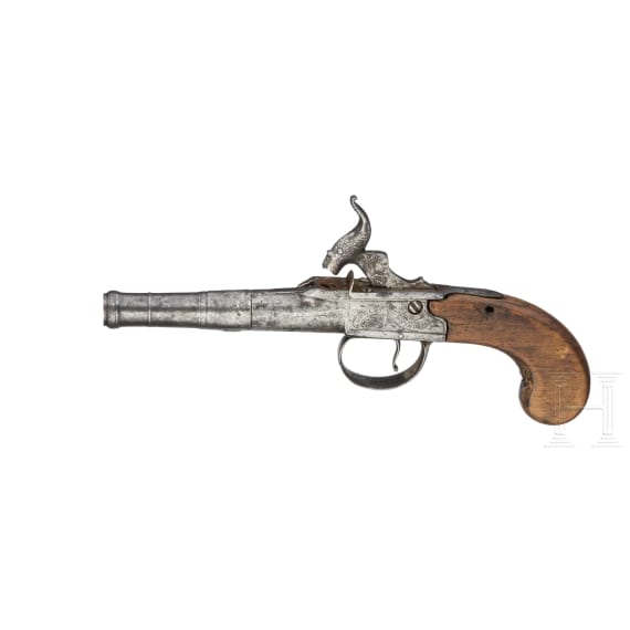 Zwei Perkussionsterzerole, London, um 1740