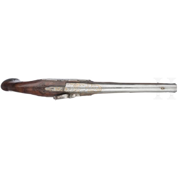 Perkussionspistole, s&uuml;ddeutsch, um 1760